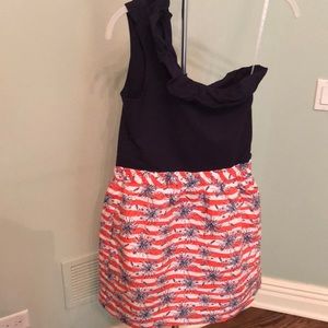 Lily Pulitzer Fourth of July print dress